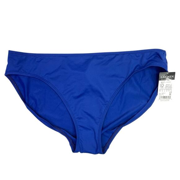 Lauren Ralph Lauren Beach Club Solids Hipster Bikini bottoms blue - 16 - Picture 3 of 11